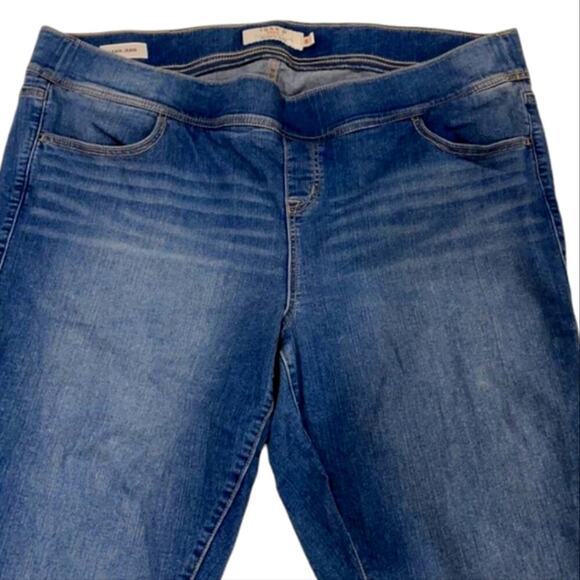 Torrid Lean Jean Crop Dark Wash Pull On Stretch Skinny Plus Size 3 3X - Picture 7 of 11